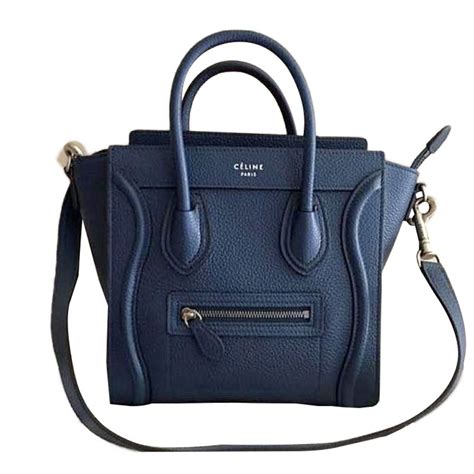 celine blue handbags